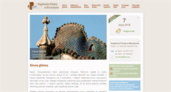 Desktop Screenshot of kapelania-barcelona.pl
